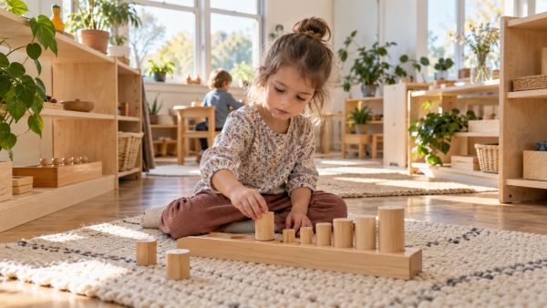 Les atouts du bois dans l'éducation Montessori à découvrir