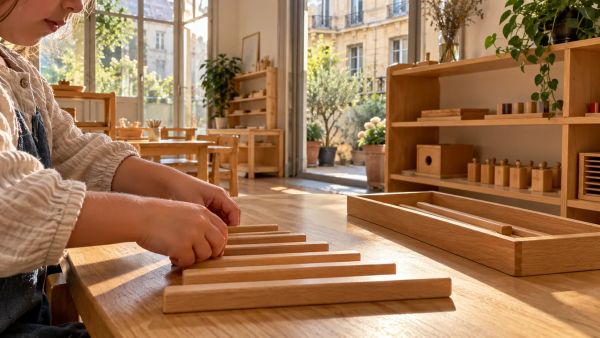 Les atouts du bois dans l'éducation Montessori à découvrir