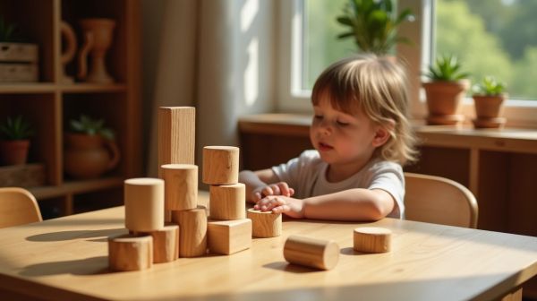 Pourquoi le bois reste la matière préférée de la pédagogie Montessori