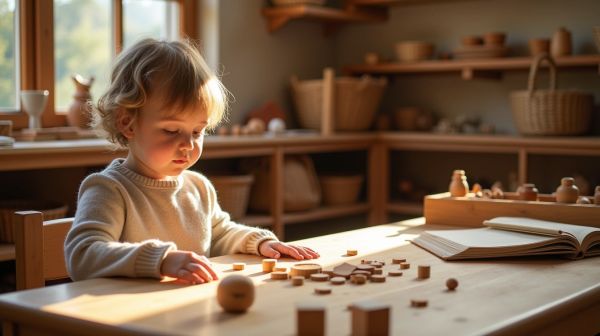 Pourquoi le bois reste la matière préférée de la pédagogie Montessori